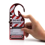 Aluminiowy zaczep blokujący LOTO z etykietą Snap-On – 5 kłódek | BD-K54 - obrazek 2