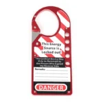 Aluminiowy zaczep blokujący LOTO z etykietą Snap-On – 5 kłódek | BD-K54 - obrazek 3