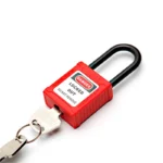 Kłódka nylonowa LOTO 38mm z szeklą z tworzywa Ø6mm  BD-G1- - obrazek 2