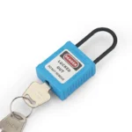 Kłódka nylonowa LOTO 38mm z szeklą Ø4mm z tworzywa BD-G71- - obrazek 2