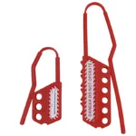 Nieprzewodząca nylonowa blokada klamrowa HASP z szeklą Ø6,5mm - BD-K43/44