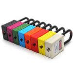 Kłódka nylonowa LOTO 38mm z szeklą z tworzywa Ø6mm  BD-G1- - obrazek 4