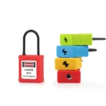 Kłódka nylonowa LOTO 38mm z szeklą Ø4mm z tworzywa BD-G71- - obrazek 3