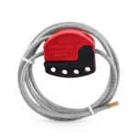 Blokada kablowa LOTO linka stalowa izolowana - BD-L11 na 4 kłódki - obrazek 2