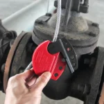 Blokada kablowa LOTO linka stalowa izolowana - BD-L11 na 4 kłódki - obrazek 4