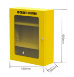 Szafka Lockout/Tagout – stacja LOTO 480 x 600mm